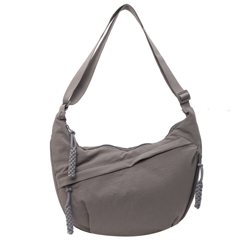 50% DE DESCUENTO | Bolso bandolera de mujer de moda en nailon liso