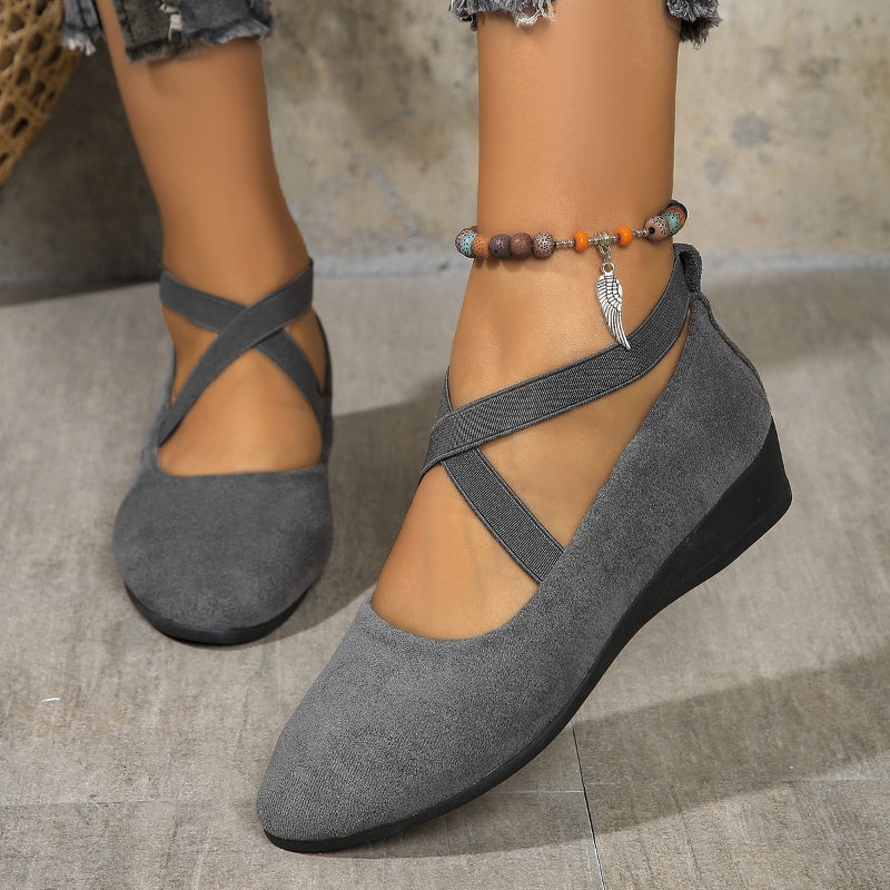 Bequeme, leichte, rutschfeste und atmungsaktive flache orthopädische Schuhe für Frauen