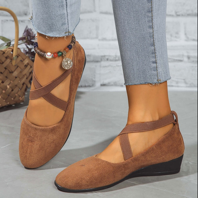 Bequeme, leichte, rutschfeste und atmungsaktive flache orthopädische Schuhe für Frauen