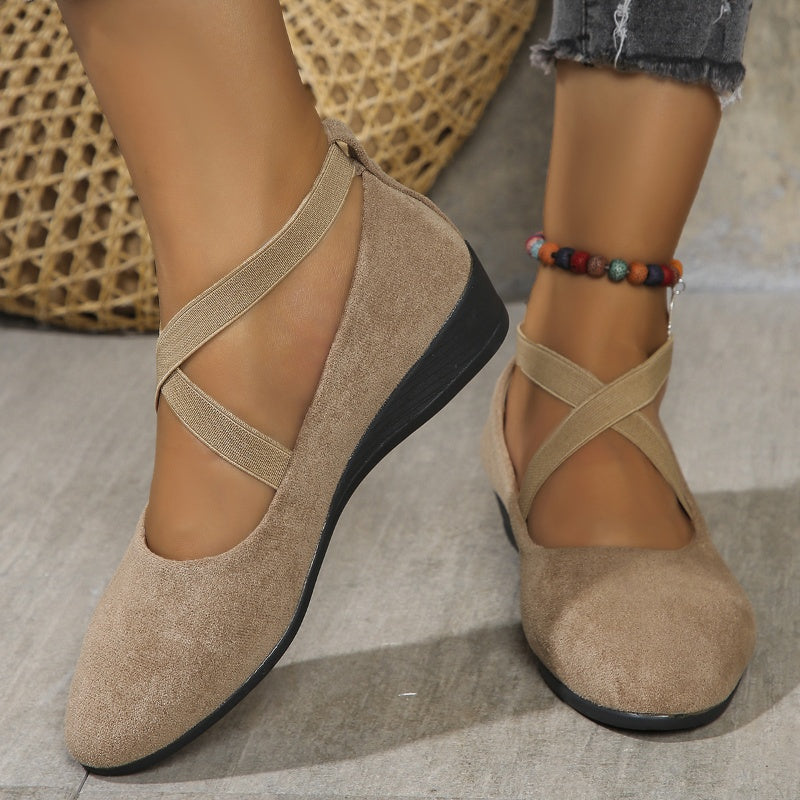Bequeme, leichte, rutschfeste und atmungsaktive flache orthopädische Schuhe für Frauen