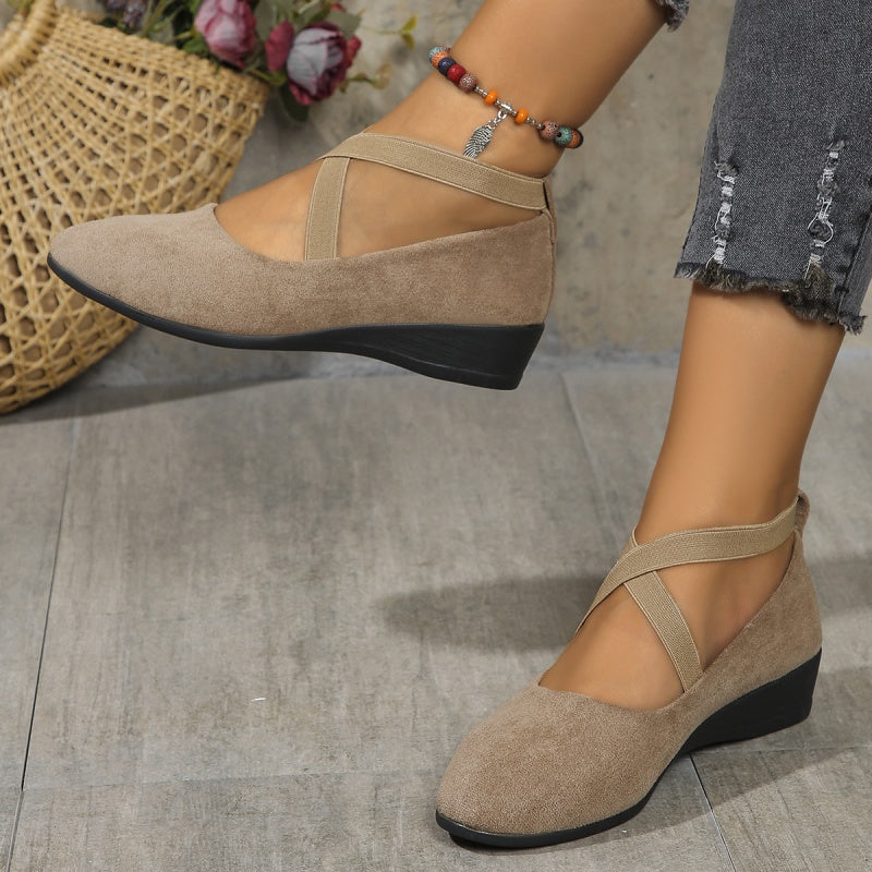 Bequeme, leichte, rutschfeste und atmungsaktive flache orthopädische Schuhe für Frauen