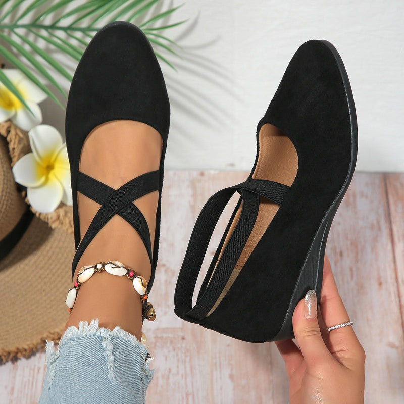 Bequeme, leichte, rutschfeste und atmungsaktive flache orthopädische Schuhe für Frauen