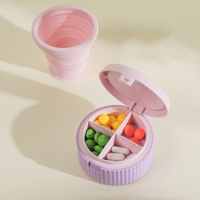 SipnStash – Pillenbox - Immer Wasser & Medikamente griffbereit