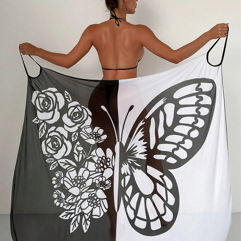 ButterflyWrap | Damen Strandkleid & Handtuch in Einem | Femininer Stil & Höchster Komfort