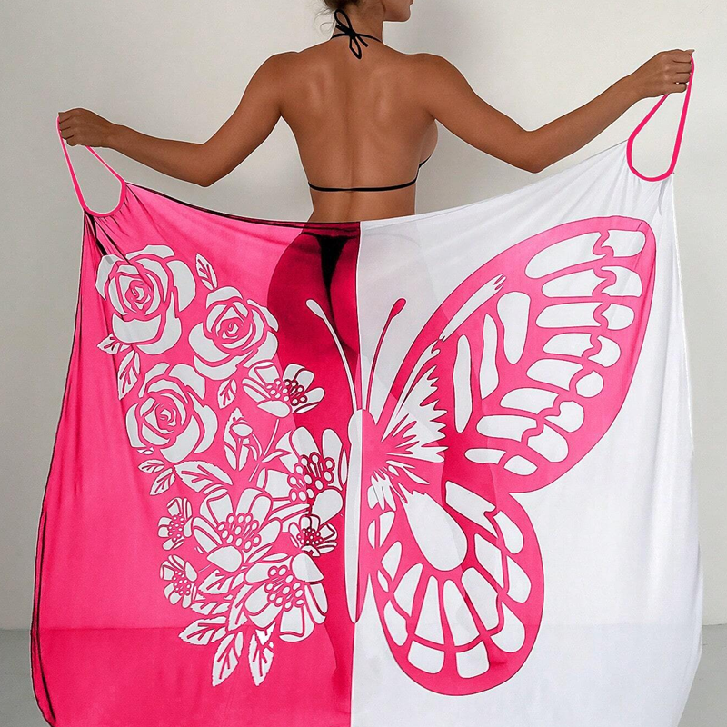 ButterflyWrap | Damen Strandkleid & Handtuch in Einem | Femininer Stil & Höchster Komfort