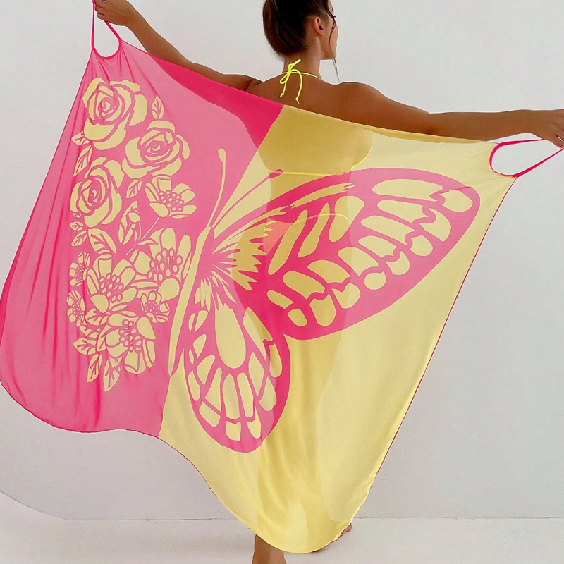ButterflyWrap | Damen Strandkleid & Handtuch in Einem | Femininer Stil & Höchster Komfort