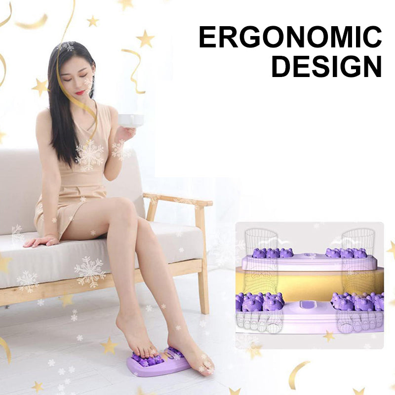 1+1 GRATIS | RelaxRoll | Tragbarer Doppel-Fußmassage-Roller