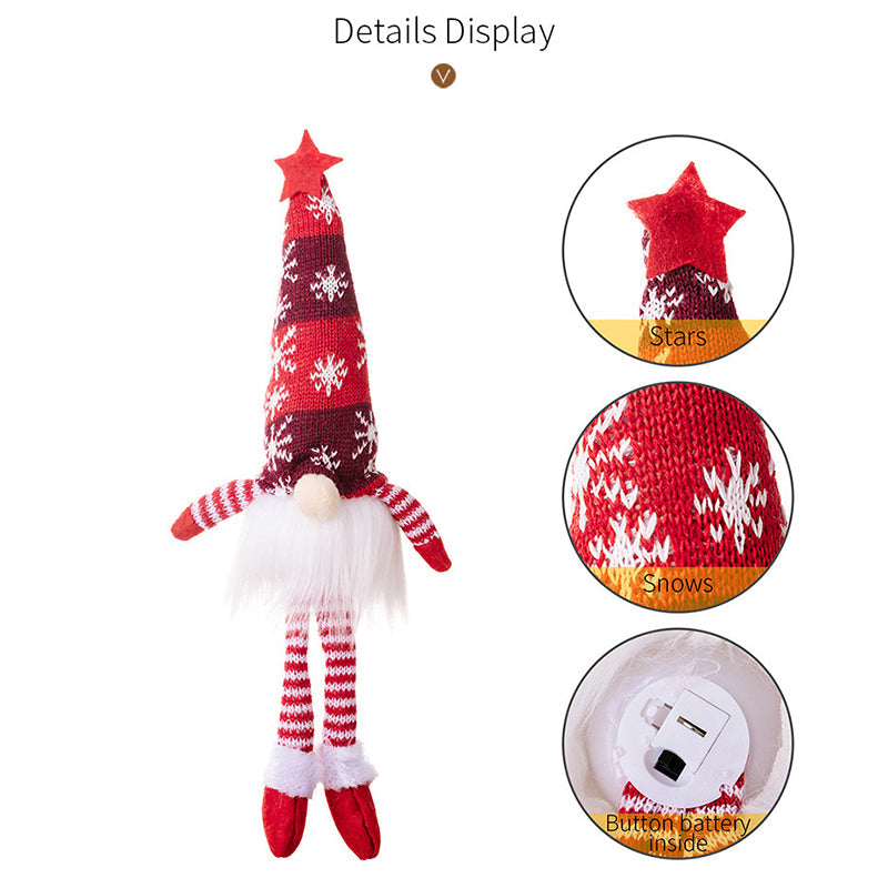 1+2 GRATIS | NordicGlow | Leuchtende Weihnachtsdeko Gnome