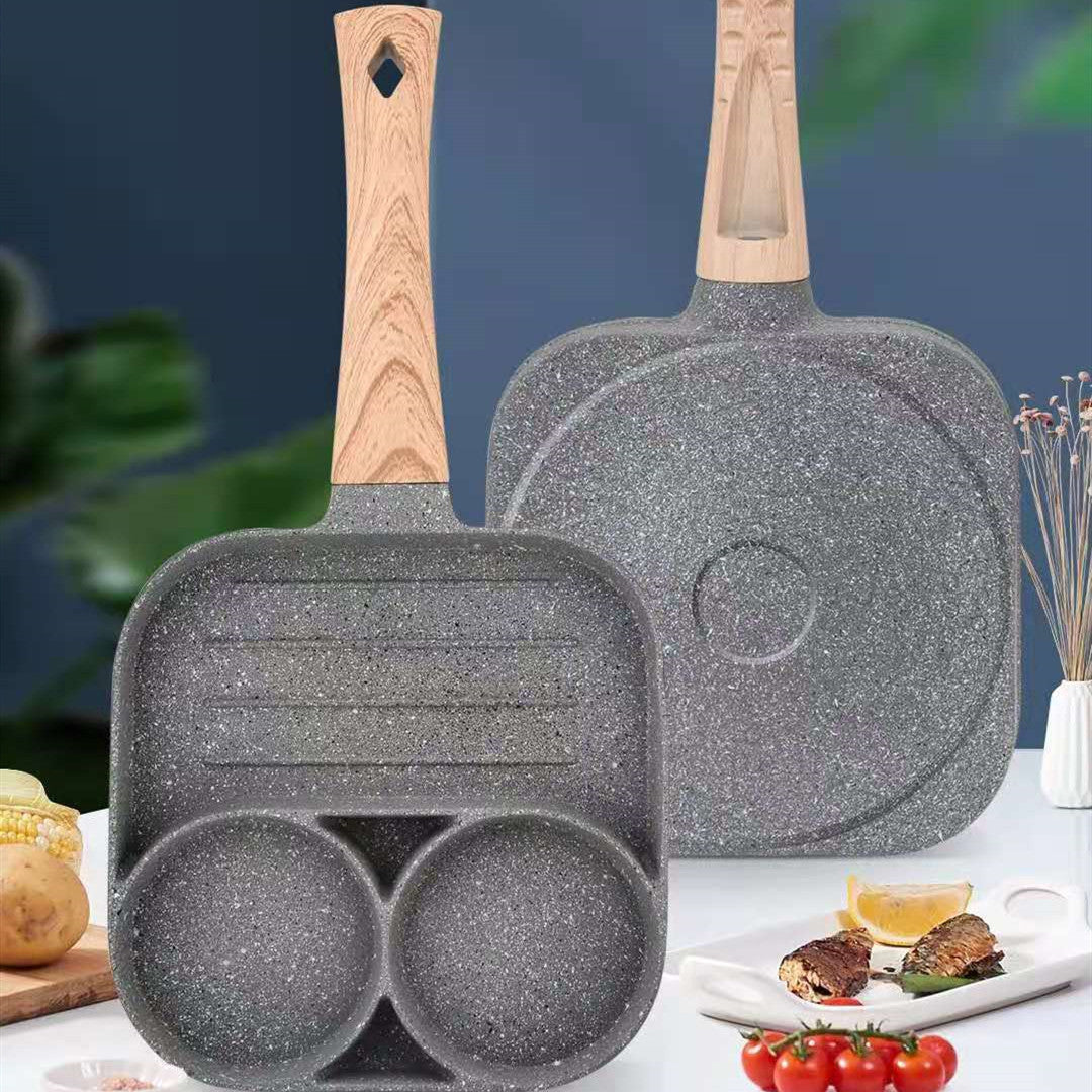 🍳🥚 Vier-Loch Eierpfanne – Perfektes Omelett & Frühstück in nur 5 Minuten!