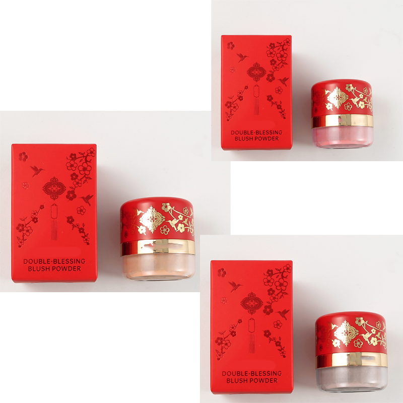 📢2 zum Preis von 1⏰Tragbares Puderrouge mit Puderquaste