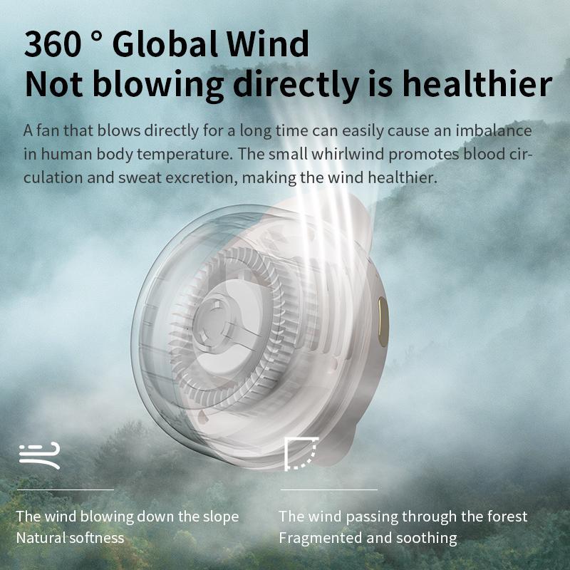 Gluschwein - ❄️50% OFF!💨Um 360° drehbarer, tragbarer Mini-Clip-Ventilator