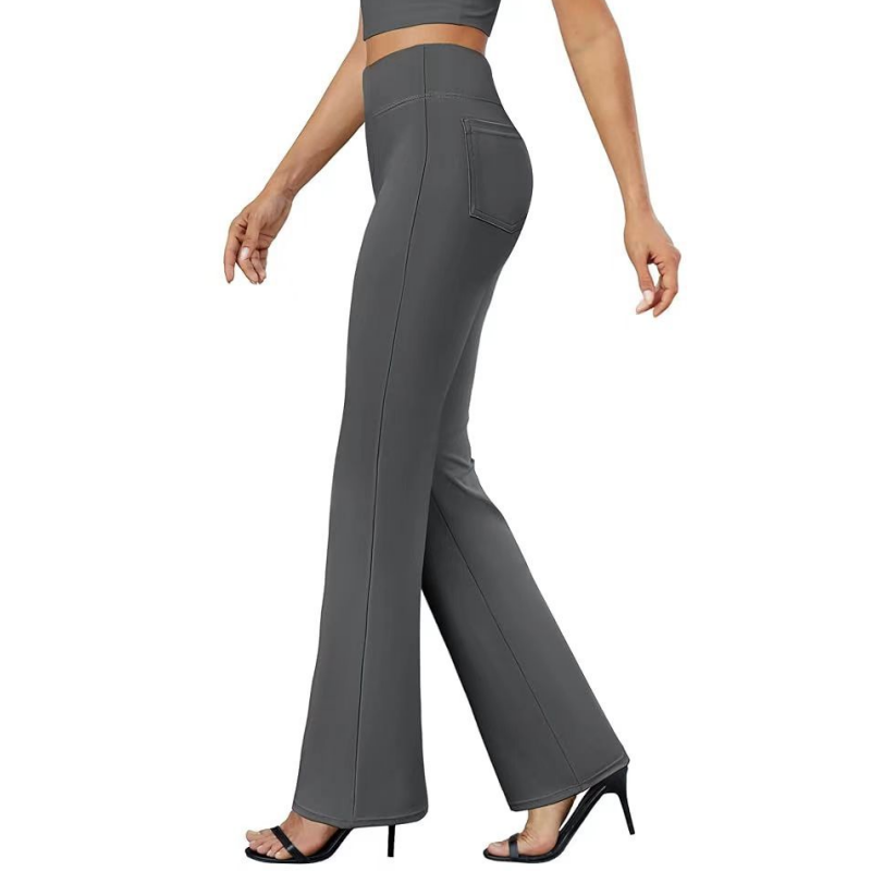 🔥49% RABATT! & HEISSER VERKAUF 2026🔥 Damen-Stretch-Bootcut-Anzughose mit hohem Bund