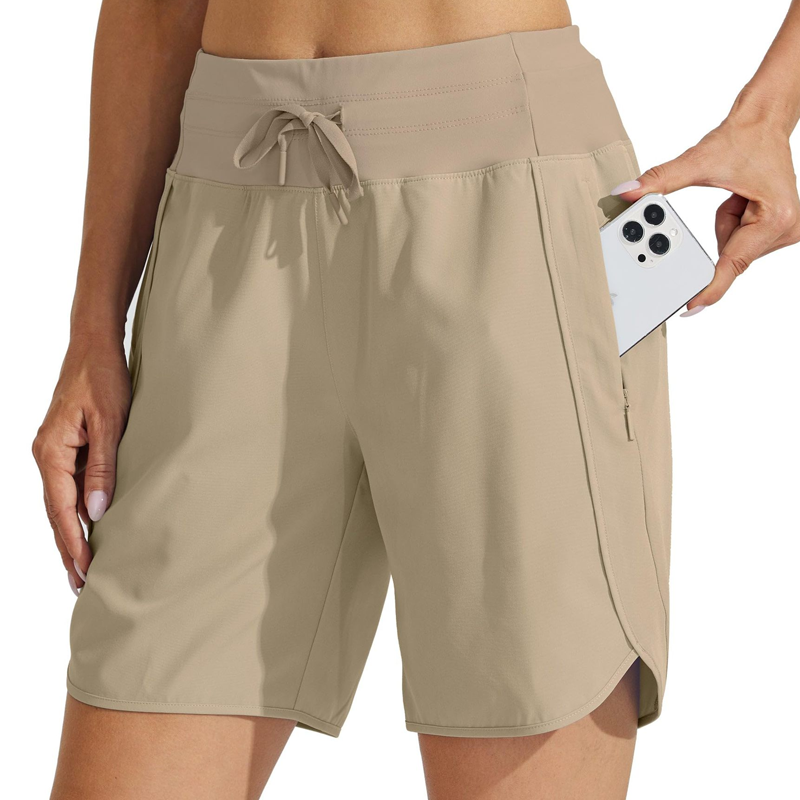 ✨Damen Hochtaillierte Sportshorts mit Schnelltrocknungsfunktion💥