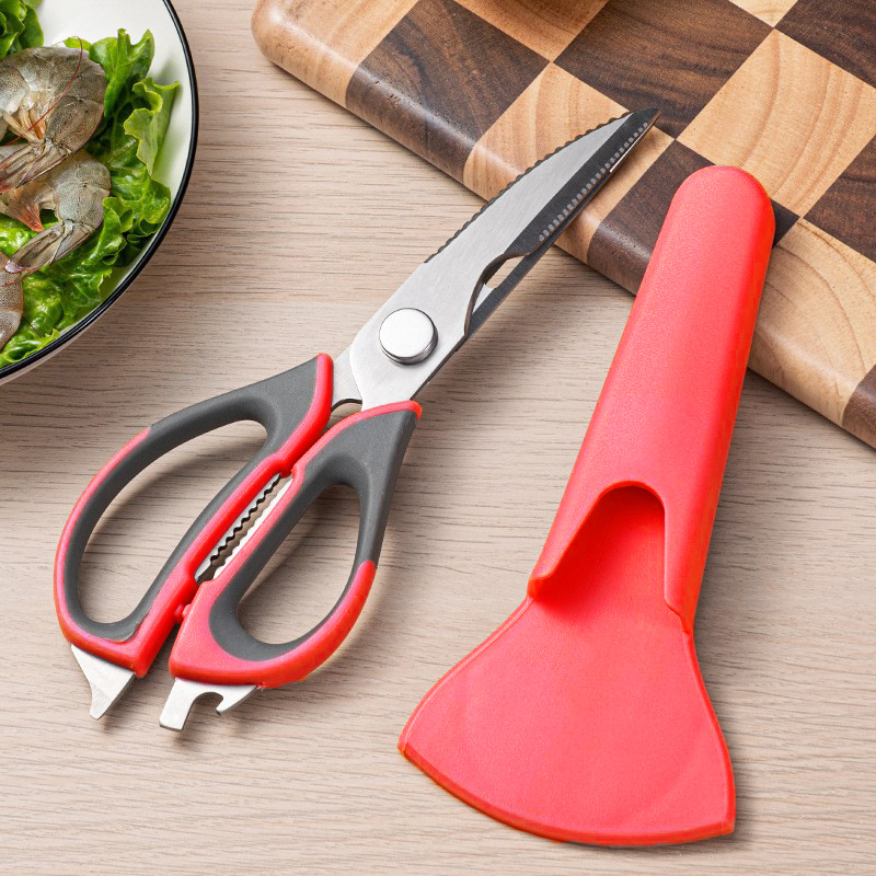 Gluschwein - ✂️ Multifunktionale Küchenschere – robust, rostfrei, mit Magnetaufbewahrung. Immer griffbereit! 🧲✨