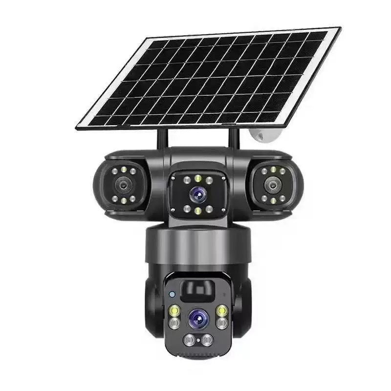 🔎 50% RABATT! 📷 6K 9MP 3-Linsen Kamera – 10x Zoom, 360° PTZ & Farb-Nachtsicht – IP66 wasserdicht – Rundumschutz ohne toten Winkel 🌙