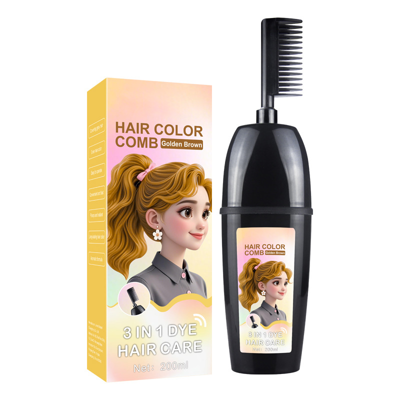 💇‍♀️ 3-in-1 Haarfarbenkamm | Färben, Mischen & Auftragen in einem Schritt – Einfache Anwendung zu Hause – 2 kaufen, 1 gratis