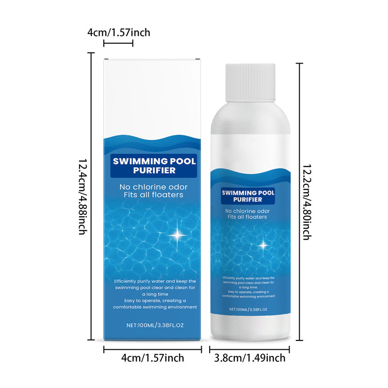 💧 Reinigungsflüssigkeit für Pools – kristallklares Wasser, mühelos! ✨ Schluss mit grünem Wasser und aggressiven Produkten – genießen Sie jederzeit ein gesundes, natürliches Badevergnügen. 🏊♂️💙
