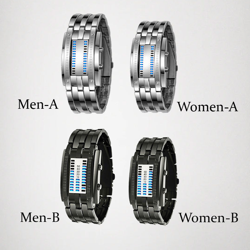 ⌚ LIMITED-TIME 50% RABATT! ✨ Herren Binary-Uhr – LED, Wasserdicht, Modern, Leicht ✨