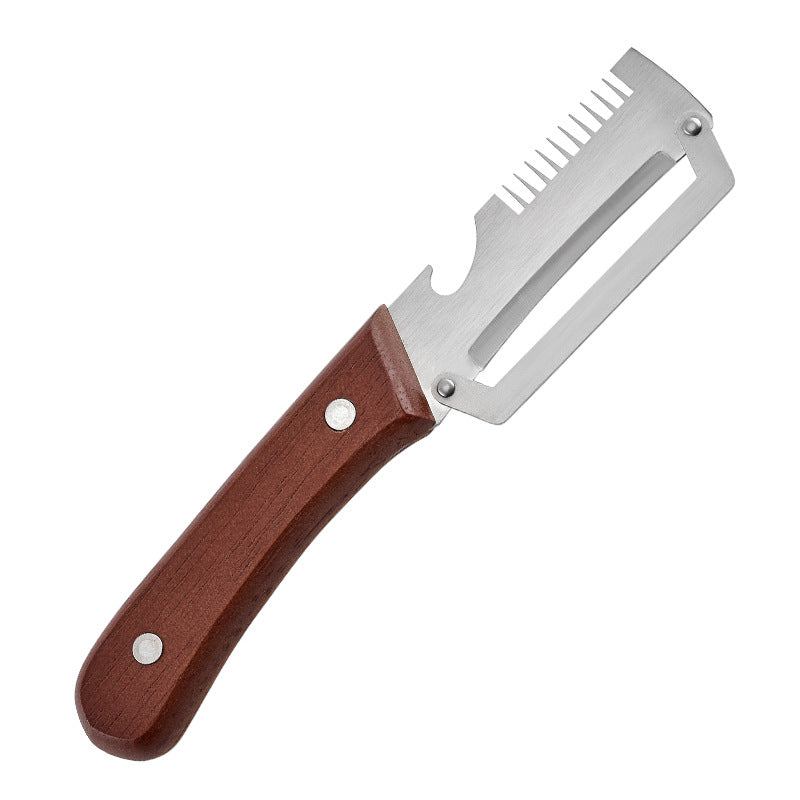 🧄 1 KAUFEN, 1 GRATIS! ✨ 3-in-1 Küchenhelfer – Frühlingszwiebelschneider, Schäler, Flaschenöffner ⚙️