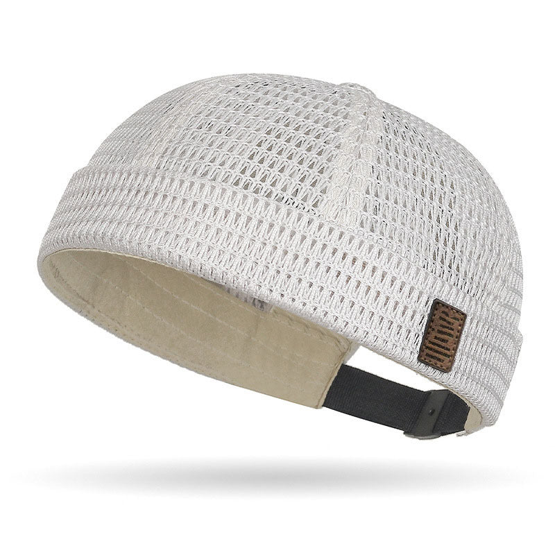 🔥 50% RABATT! 👒 Retro Brimless Cap – Atmungsaktives Mesh, Verstellbar, Ultra-Leicht 🌞