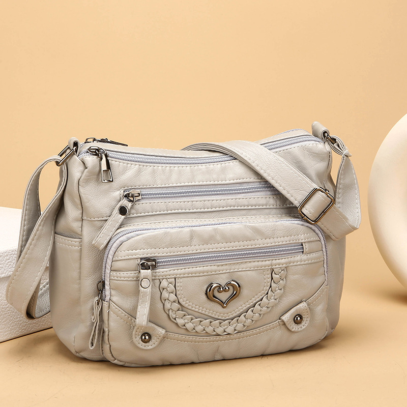 👜🔥 50% RABATT ✨ Damen Crossbody-Tasche aus weichem PU-Leder – leicht, praktisch & vielseitig für Alltag & Reisen 💼💫