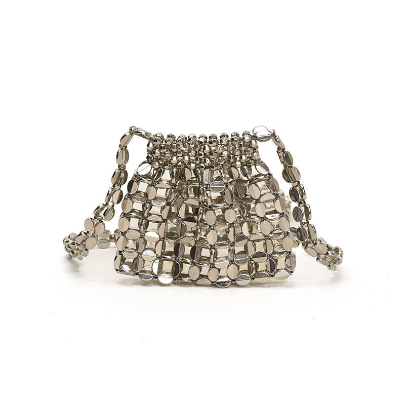 Women's Stylish Beaded Chain Handbag