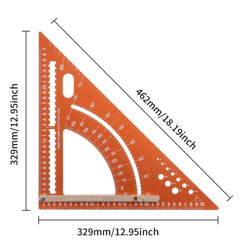đ 50% RABATT! đ§ Präzisions-Dreikantwinkel fĂźr die Holzbearbeitung â Robuste Alu-Konstruktion & Laser-Markierungen â Perfekt fĂźr exakte 90°-Markierungen, Schreinerei oder Fliesenlegen â unverzichtbar fĂźr Heimwerker und Profis đ ď¸