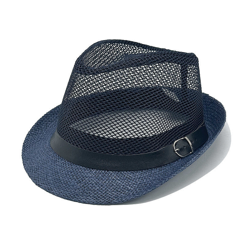 ⏳Nur für kurze Zeit 50 % Rabatt⏰Sommer-Strohhut Fedora mit stylischem Schnallenband🎩