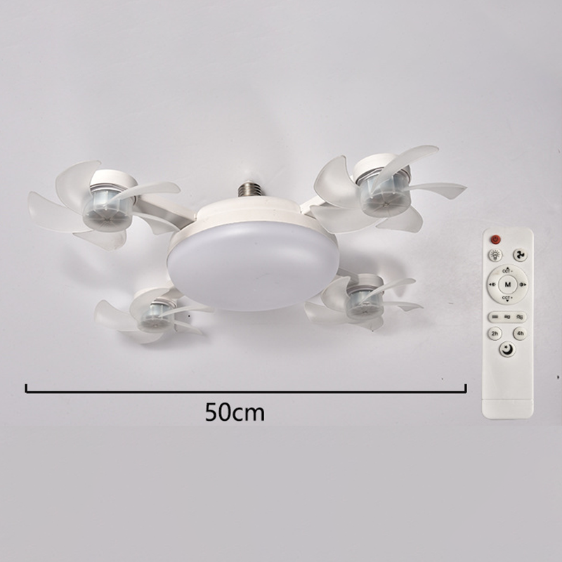🌀JETZT 50 % RABATT! đź’ˇ Deckenventilator mit E27-Fassung – Leiser 2-in-1-LED-Ventilator mit Fernbedienung – KĂĽhlung und Beleuchtung in einem đźŹ