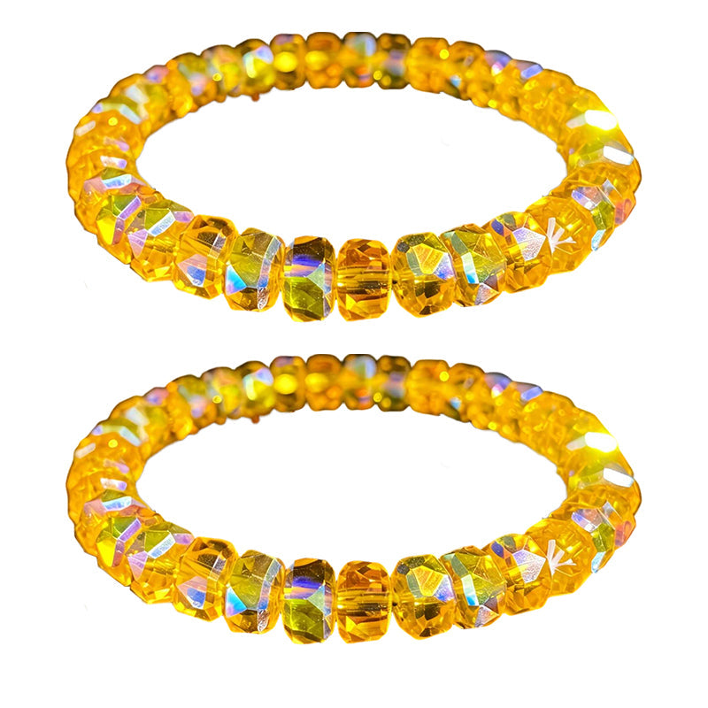 Handgefertigtes Armband aus elastischen Kristallperlen, Schmuck im maritimen Stil