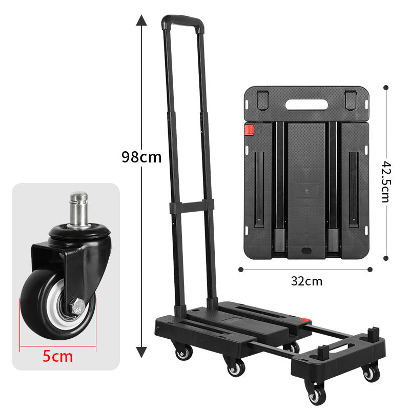 🥳2026 HOT SALE🥳💞50% OFF!✨ 💝Foldable, quiet handcart