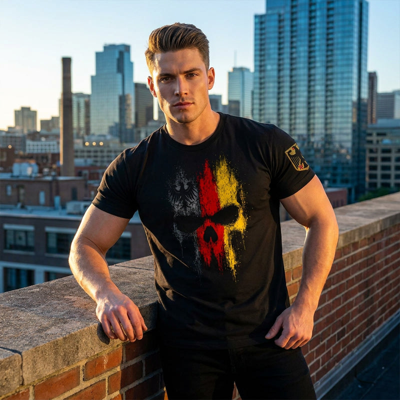 đź‘• 50% RABATT! đź’€Herren-T-Shirt mit coolem Totenkopf-Motiv! Weiche Baumwolle, klassischer Rundhalsausschnitt. Der perfekte Style fĂĽr den Alltag.