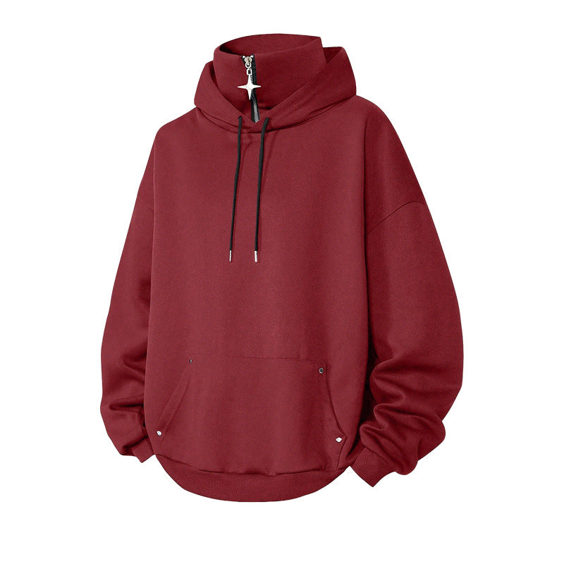 👕 50 % RABATT | Mehr Schutz an kühlen Tagen – Herren Hoodie mit hohem Kragen & lockerer Passform
