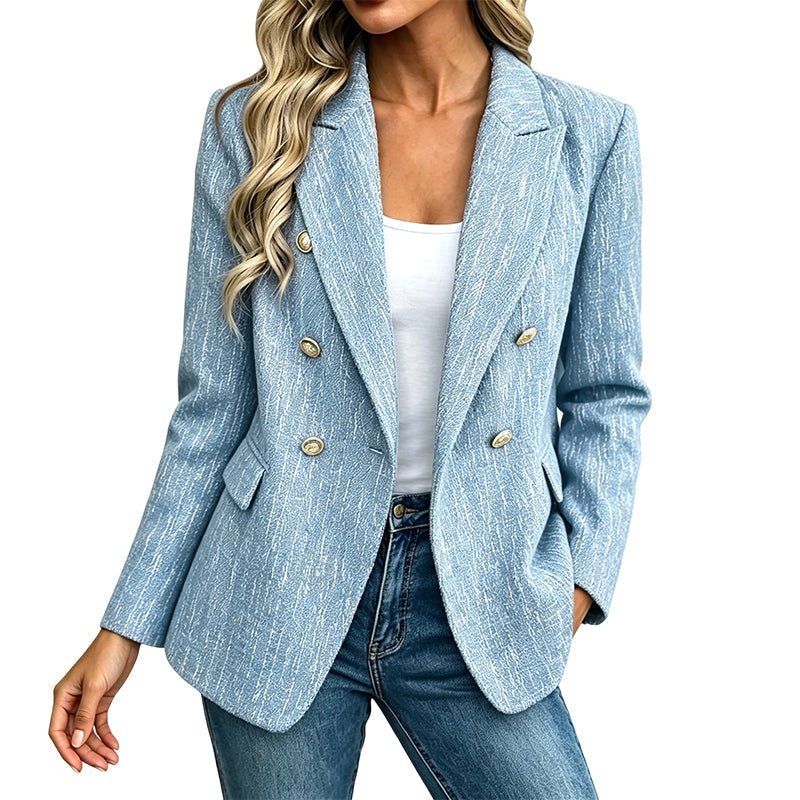 Zweireihiger Freizeitblazer für Damen