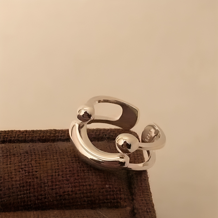 50% RABATT TEMPORÄR | PositiviRing | Smiley Verstellbarer Ring