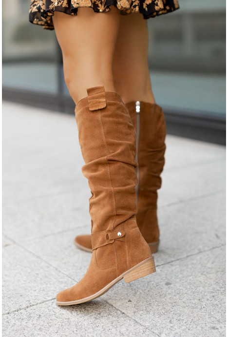 Gluschwein - Shoeby - Kniehohe Damenstiefel