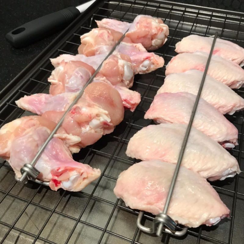 Gluschwein - Hähnchenflügel BBQ-Gabel (2 Stk.)