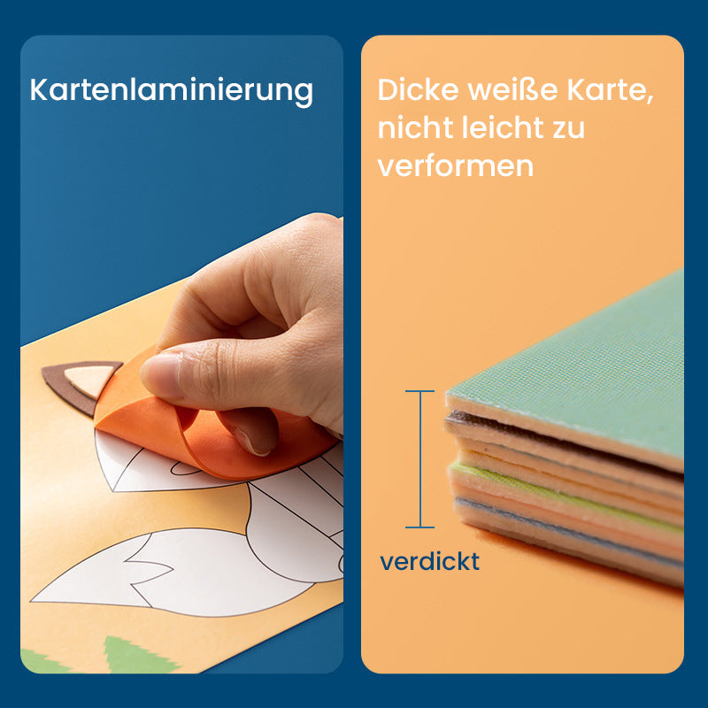 Gluschwein - DIY Kinder Tier handgemachte Aufkleber