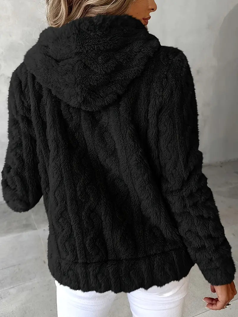 Ganka - Langarm Kapuzenpullover Mit Reißverschluss