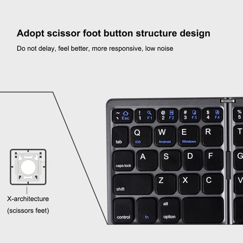 Gluschwein - Klappbare Bluetooth-Tastatur