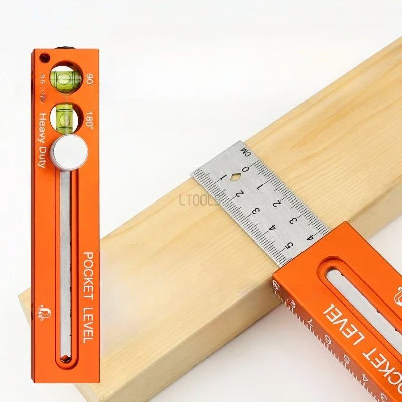 Gluschwein - 📏 42% RABATT! 🔧 Multifunktionales Markier-Lineal mit Wasserwaage – Präzises Anzeichnen, integrierte Libelle & ideal für Holzarbeiten, Fliesenlegen und DIY-Projekte 🛠️