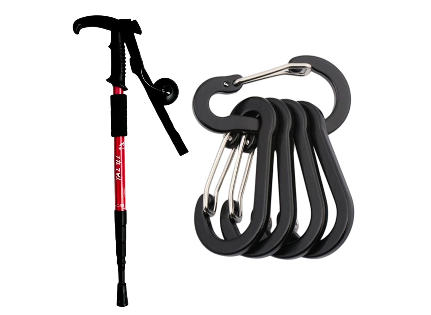 💥Heißer Verkauf 50% Rabatt🔥🦯🏔️Trekkingstock 3in1 – längenverstellbar, stoßgedämpft, Alu 6160💪🎯Kompakt & ergonomisch – für Auf- & Abstieg, Gelenkschutz & Rucksack-Tour.