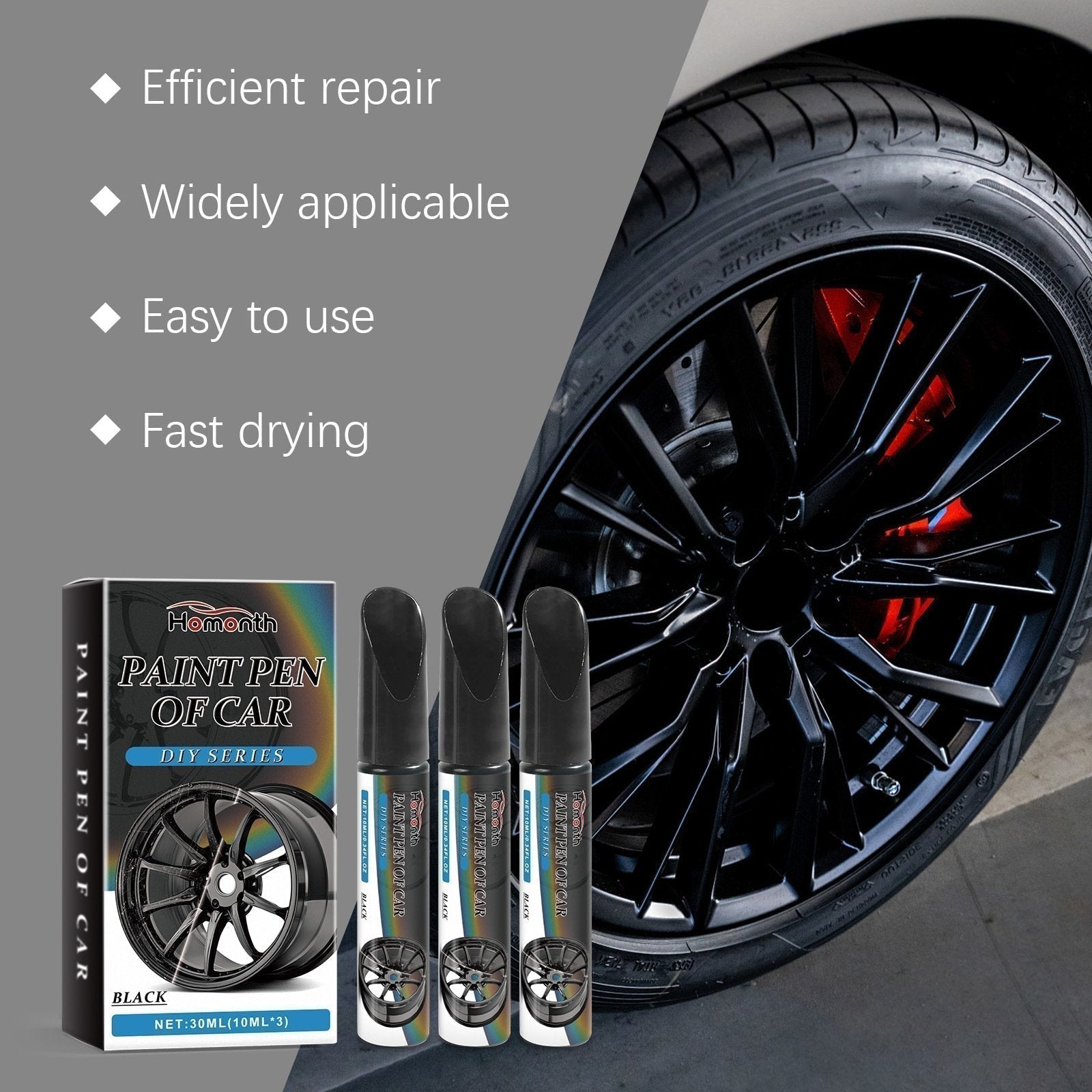 Gluschwein - 🔥Zeitlich begrenzter Verkauf – 40 % Rabatt🔥🚗Reparaturstift für Kratzer an Autoreifen