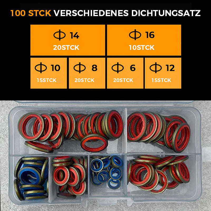 Gluschwein - 100 Stück / 245 Stück sortierter Dichtungssatz