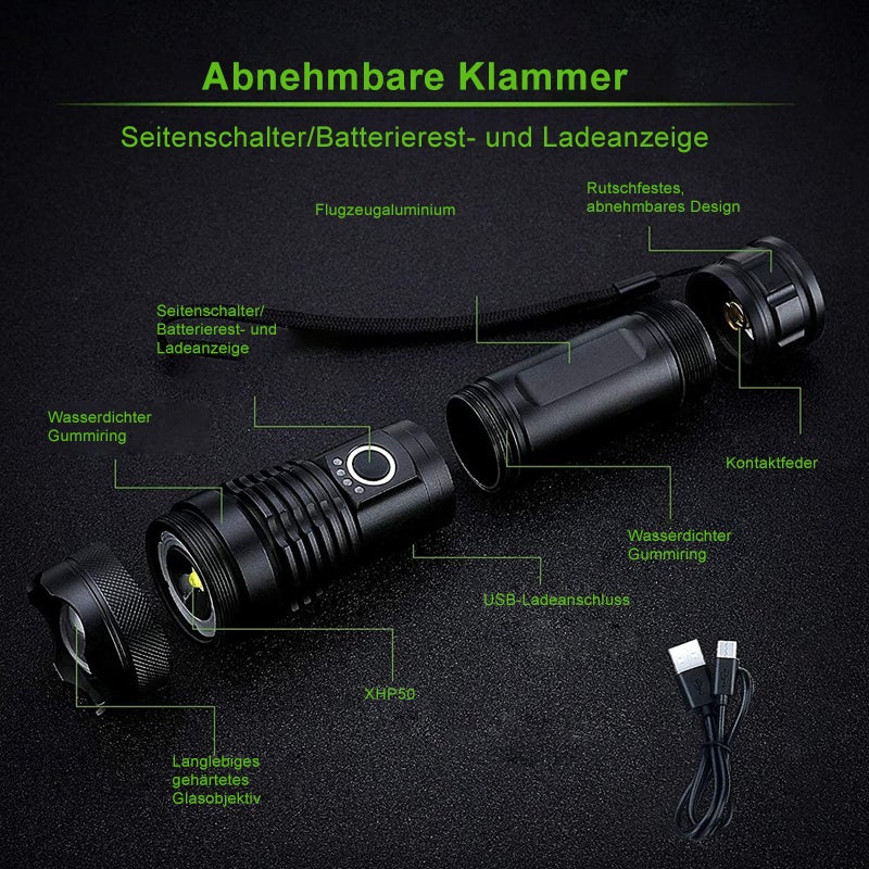 Gluschwein - Wasserdichte militärische Lasertaschenlampe