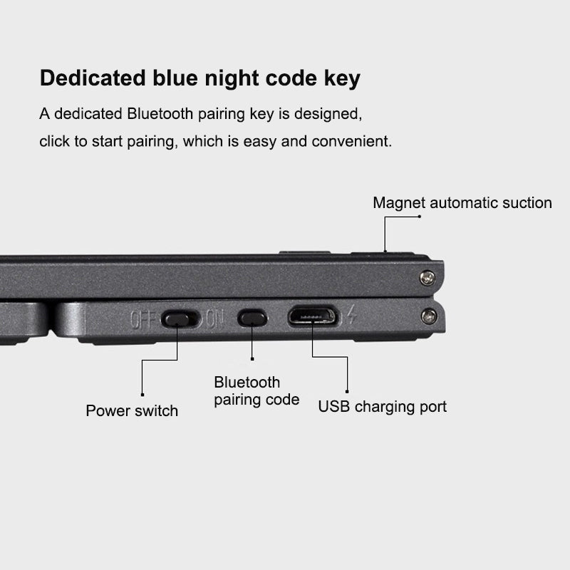 Gluschwein - Klappbare Bluetooth-Tastatur