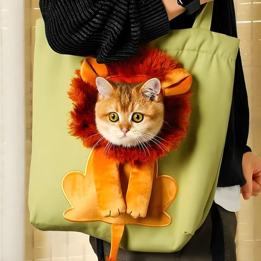 Gluschwein - Cat Mane Bag - Tragetasche aus Segeltuch für Haustiere