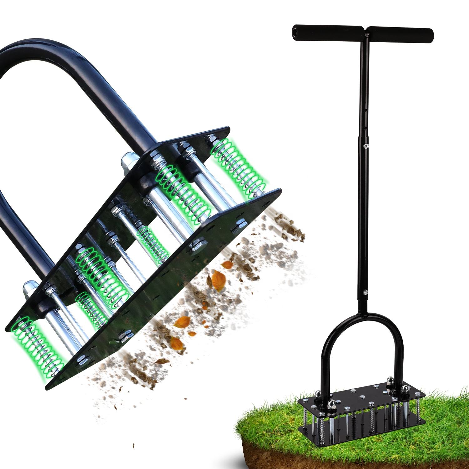 Gluschwein - Lawn Aerator - Automatischer, selbstreinigender Rasenbelüfter