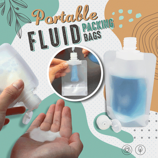 TravelPouche - 5-teiliges Reise-Set für Lotionen – Leicht & Auslaufsicher