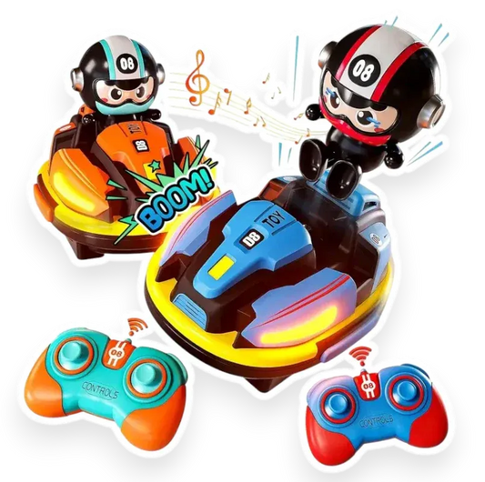 Gluschwein - Bumper Car RC - 2,4-GHz-Ferngesteuertes Autoscooter-Spiel für zwei Spieler